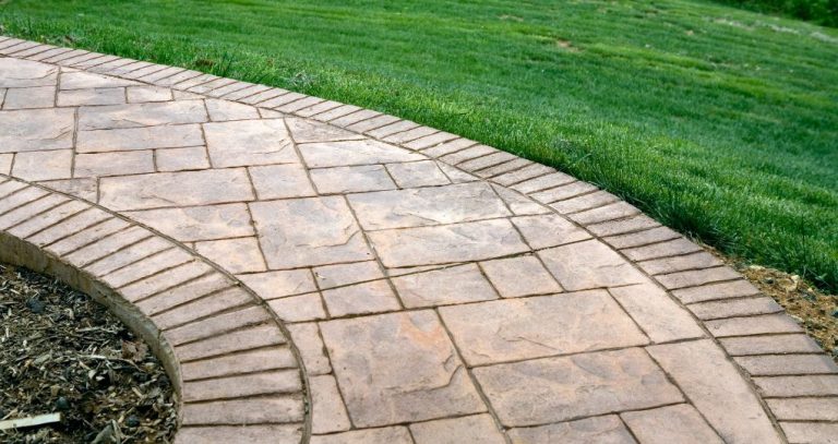 hormigon impreso jardin